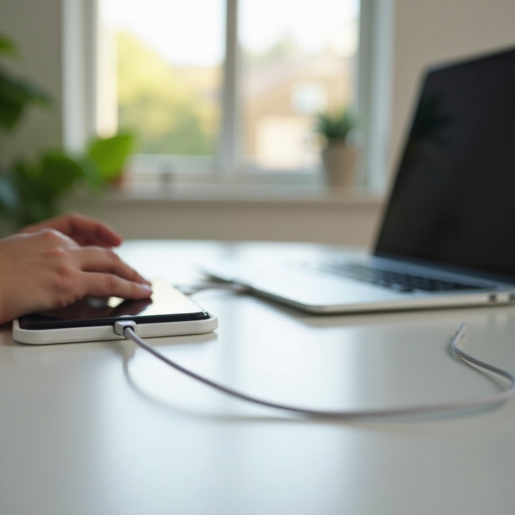 how to link phone pictures to computer